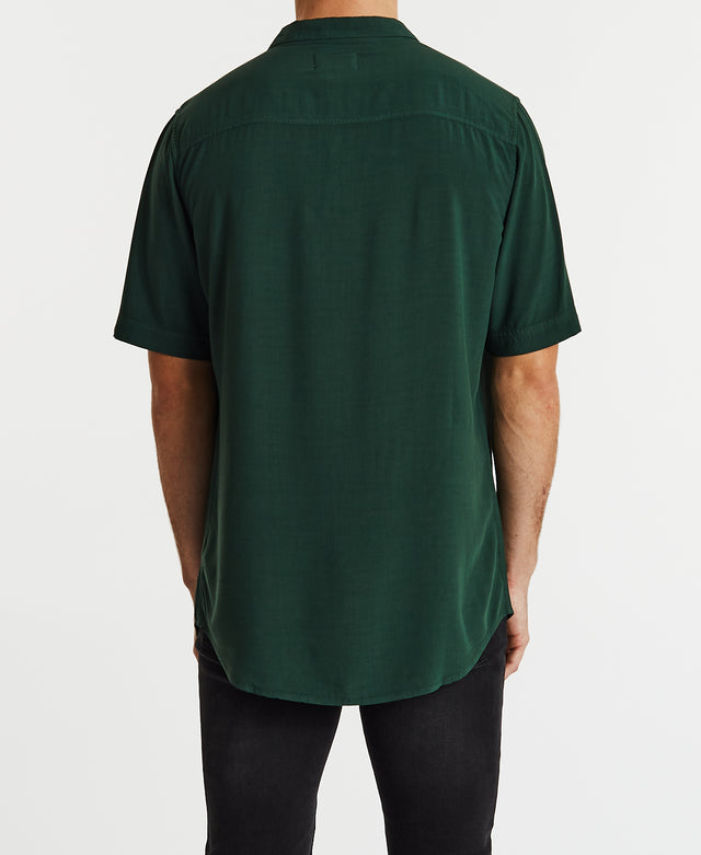 Oxford Short sleeve Shirt Pigment Sycamore