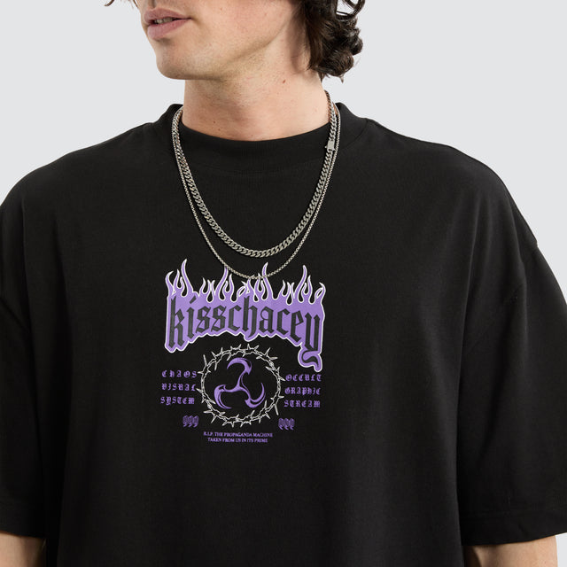 Ember Street Tee Jet Black