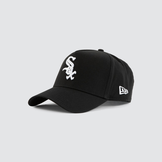 model wears Chicago WS 9FORTY A-Frame Black Caps Black - image 2