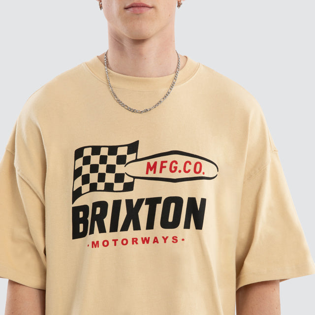 Motorway Heavyweight Tee Cream