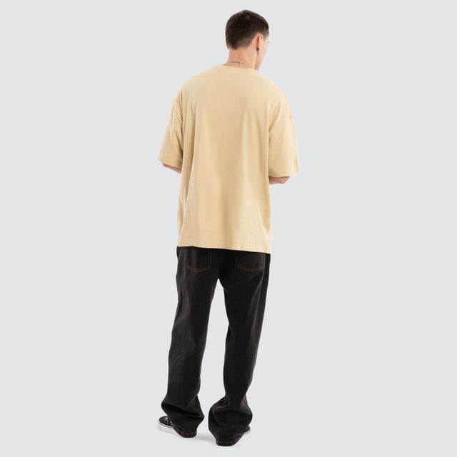 Motorway Heavyweight Tee Cream