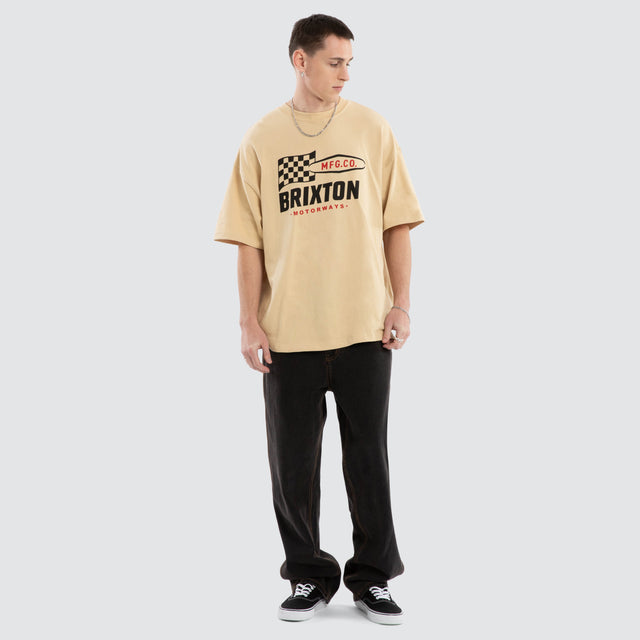 Motorway Heavyweight Tee Cream