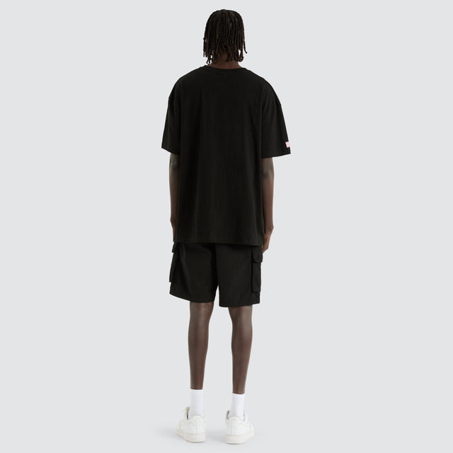 Atlantic Box Fit Tee Black