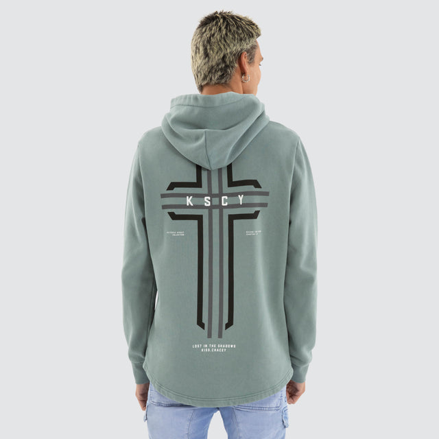 Outpost Dual Curved Hoodie Pigment trooper