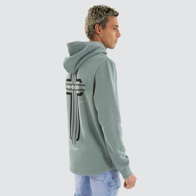 Outpost Dual Curved Hoodie Pigment trooper