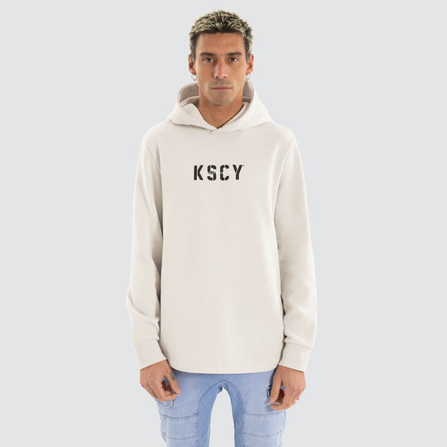 Bask Dual Curved Hoodie Glacier Grey