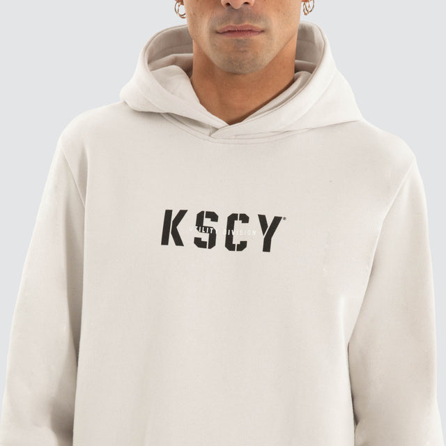 Bask Dual Curved Hoodie Glacier Grey