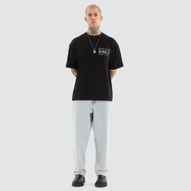 Thrive Street Tee Jet Black
