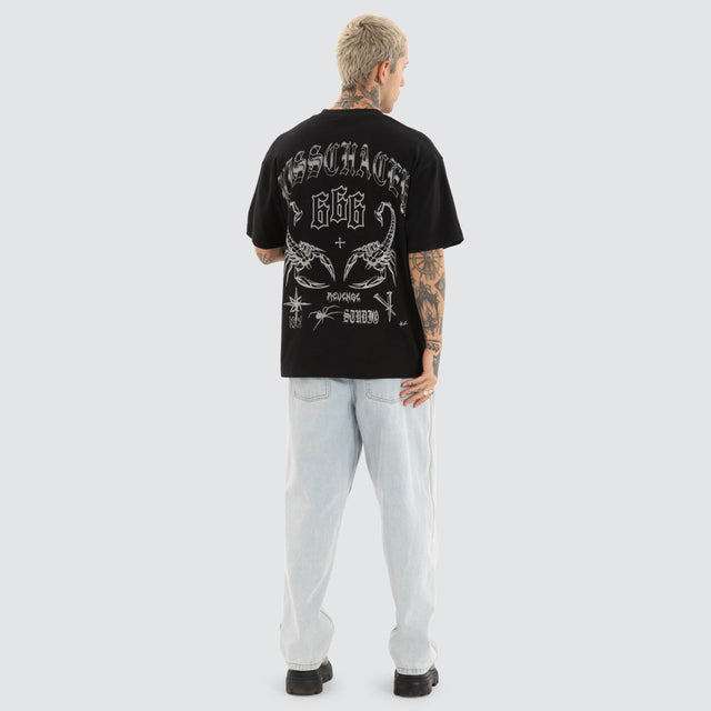 Thrive Street Tee Jet Black