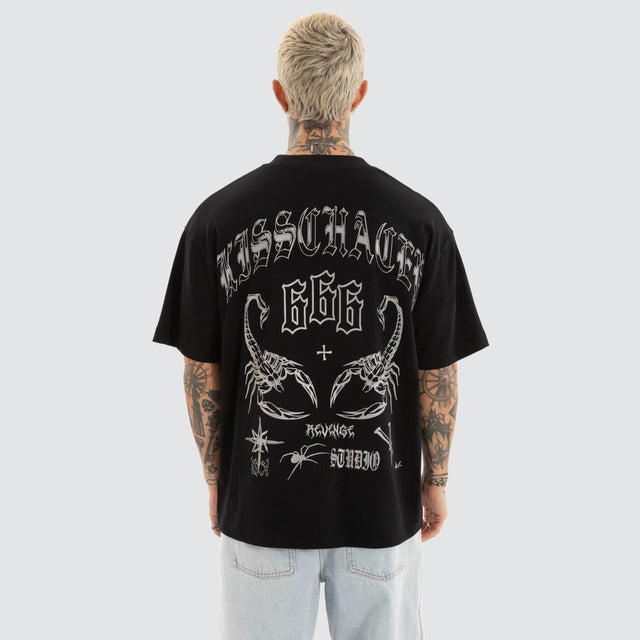 Thrive Street Tee Jet Black