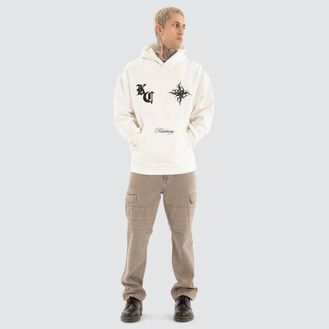 Paragons Relaxed Hoodie Natural White