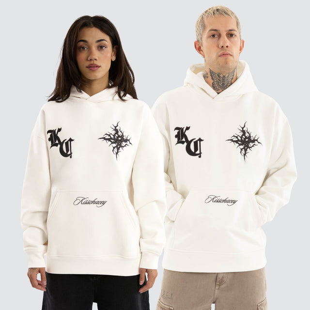 Paragons Relaxed Hoodie Natural White