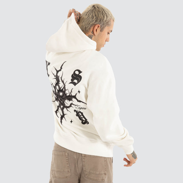 Paragons Relaxed Hoodie Natural White