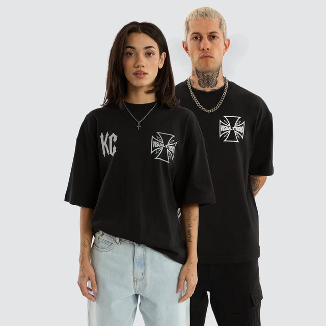 Exodus Street Tee Jet Black