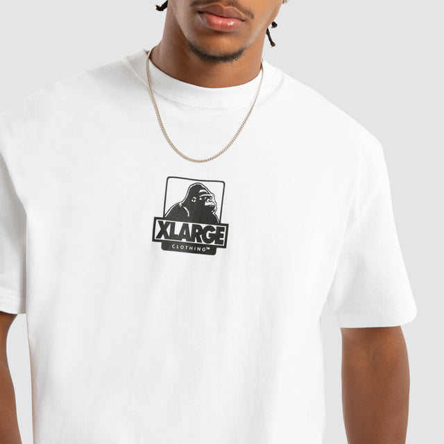91 Box Fit Tee Solid White