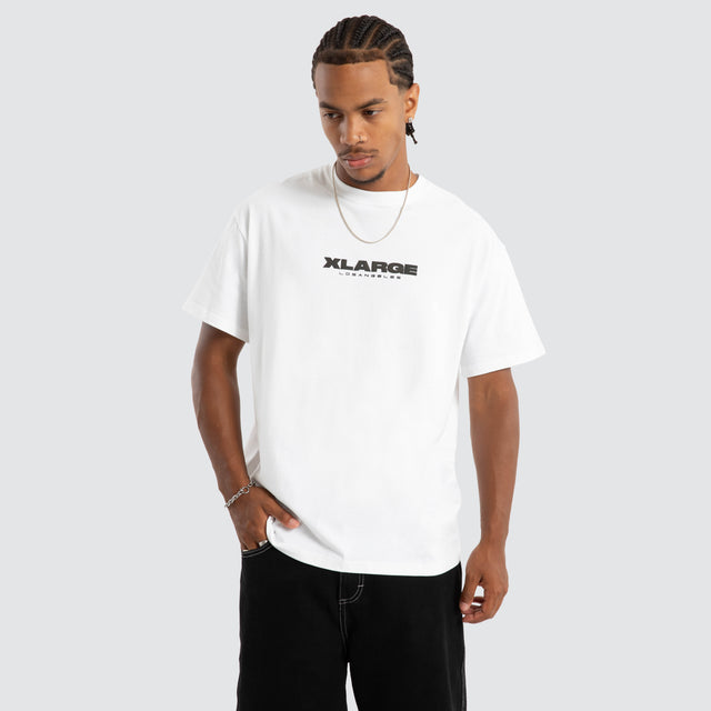 Vermont Ave Box Fit Tee White