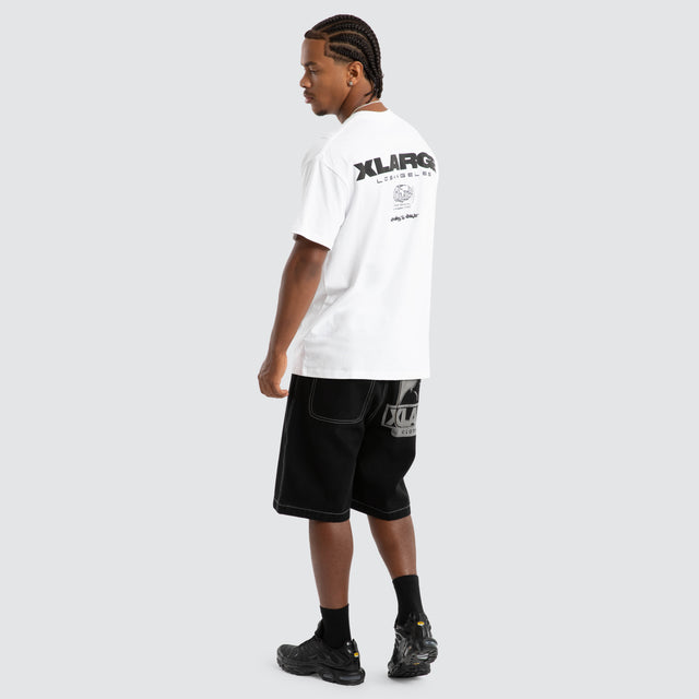 Vermont Ave Box Fit Tee White