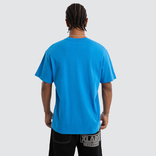 Jewel Case Box Fit Tee Bright Blue
