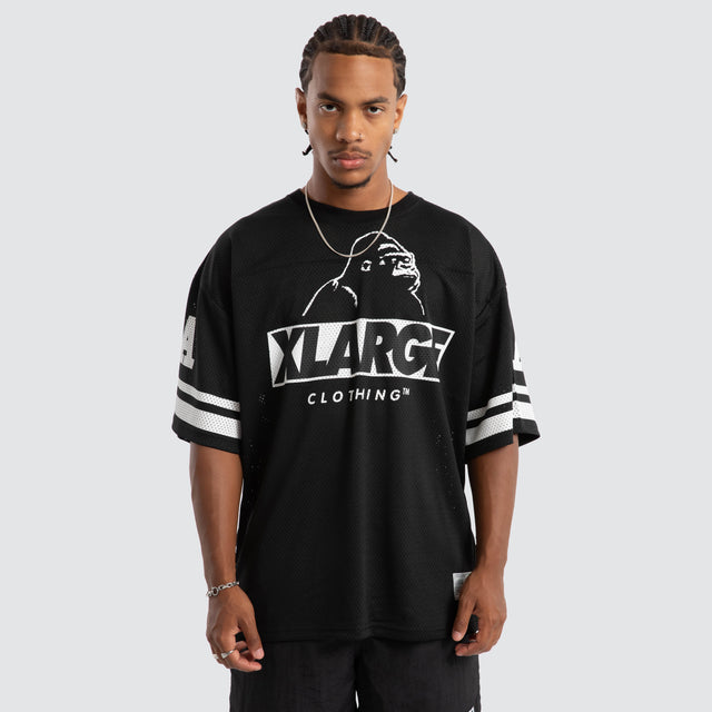 model wears LA Game Shirt Black Short Sleeve Shirts Black - image 1