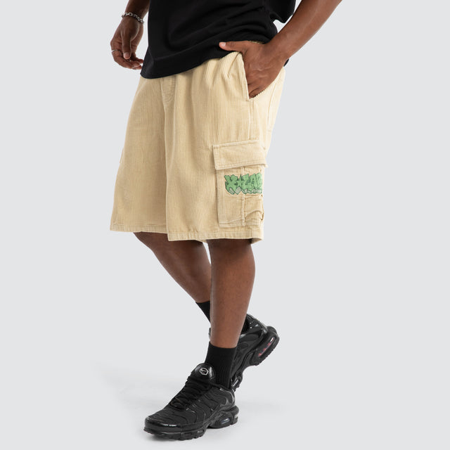 Wall Cord 91 Cargo Short Pigment Khaki