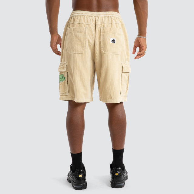 Wall Cord 91 Cargo Short Pigment Khaki