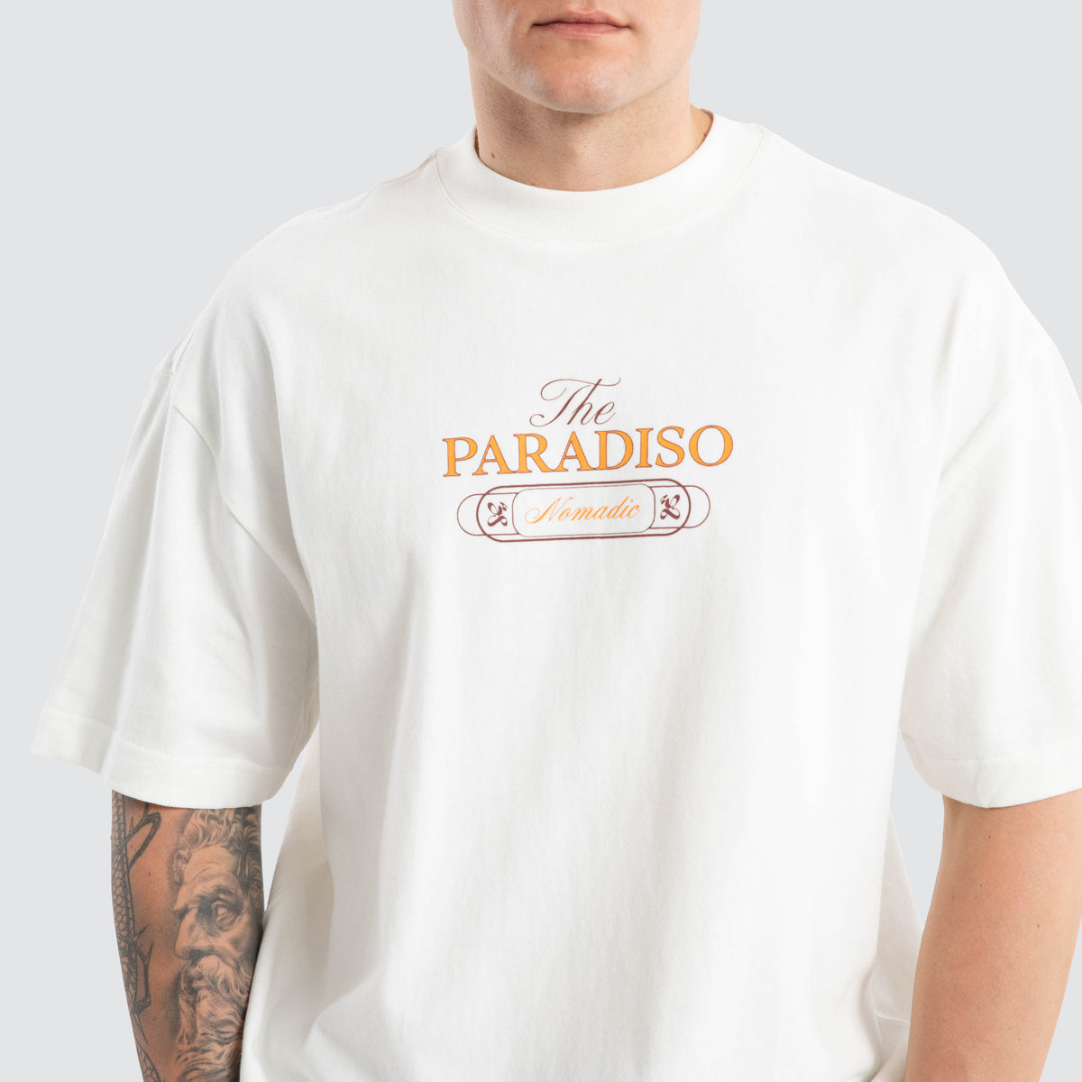 COWL BACK LONG SLEEVE TEE PARADISO PLACE
