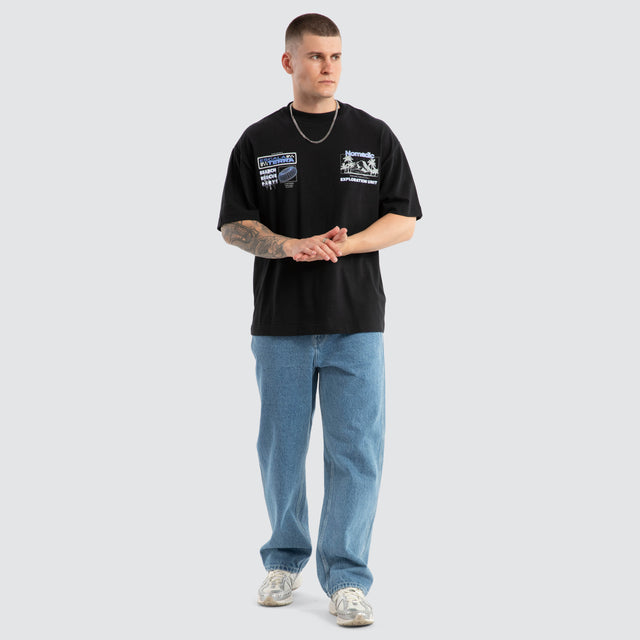Sponsor Street Tee Anthracite Black