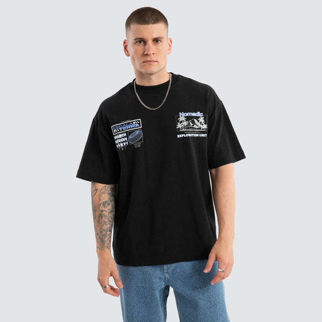 Sponsor Street Tee Anthracite Black