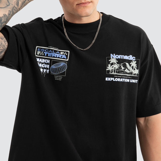 Sponsor Street Tee Anthracite Black