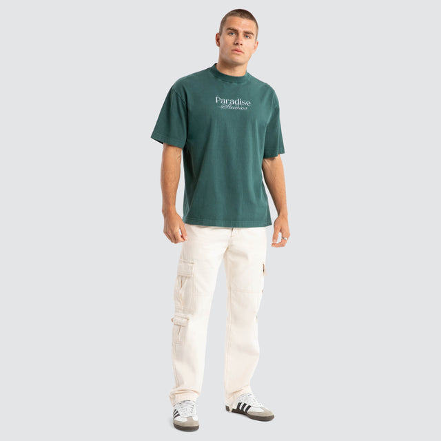Merch Street Tee Pigment Bull Pine
