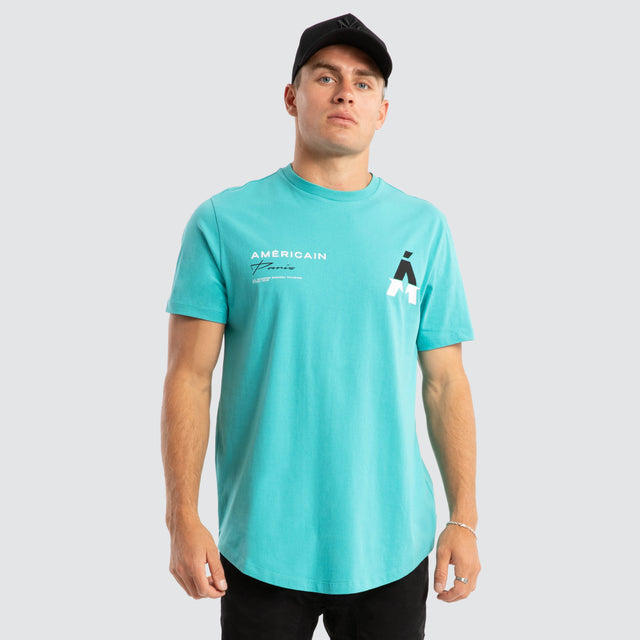 Spell Dual Curved Tee Baltic