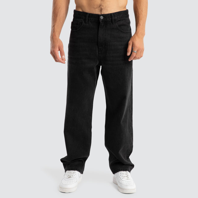 Drive Athletic Baggy Jean Black