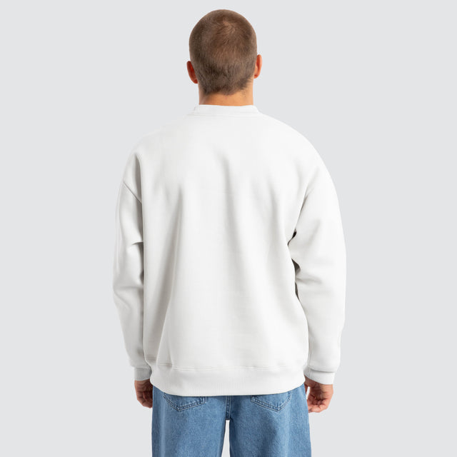 Boss Box Fit Sweater Glacier Grey/Castlerock