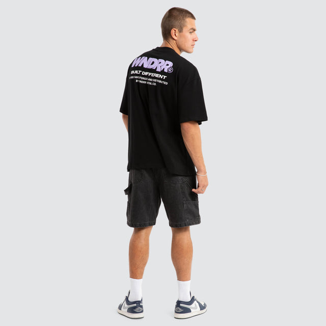 Shodo Heavy Weight Tee Black