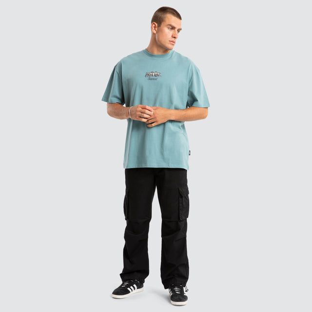 Disturb Box Fit Tee Blue