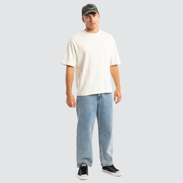 Chain Of Formation Embro Tee White