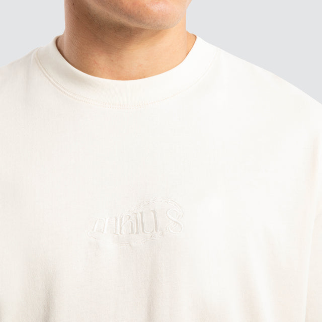 Chain Of Formation Embro Tee White