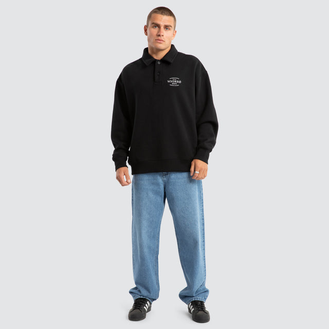 Sheriff Rugby Jumper Black