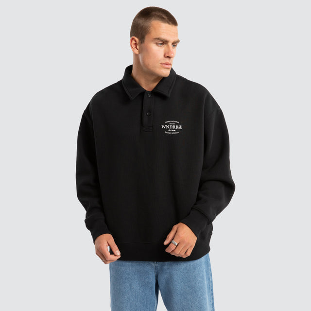 Sheriff Rugby Jumper Black