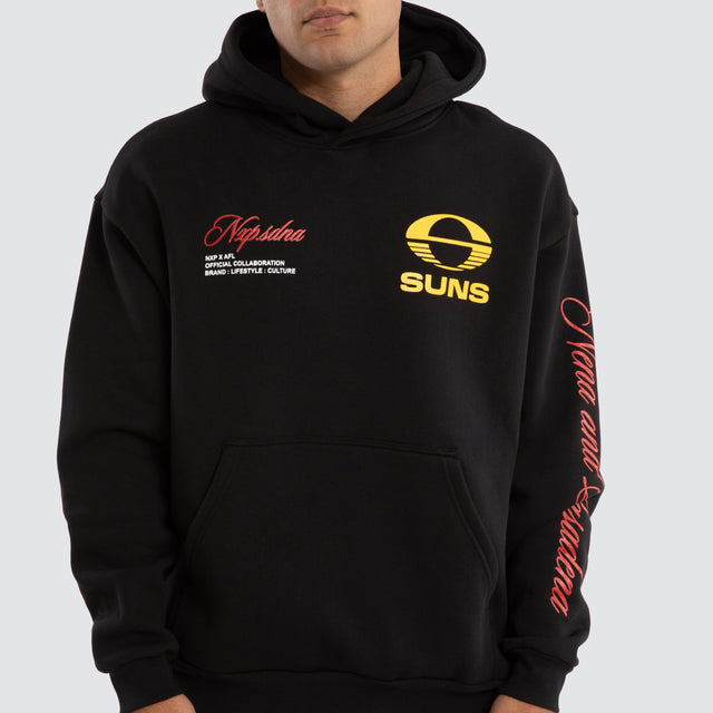 Gold Coast Suns AFL Season Hoodie Jet Black