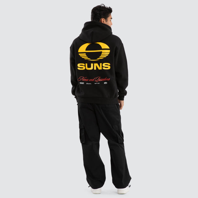 Gold Coast Suns AFL Season Hoodie Jet Black