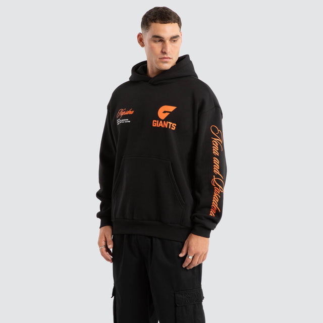 GWS Giants AFL Season Hoodie Jet Black