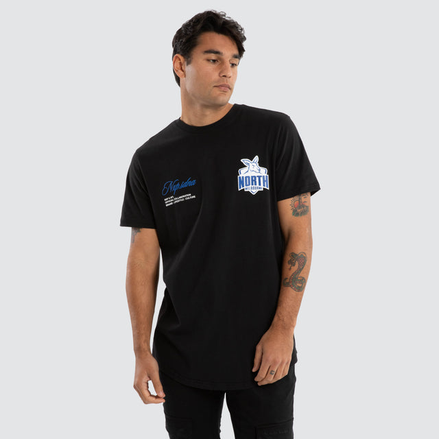 North Melbourne Kangaroos AFL Prime Tee Jet Black