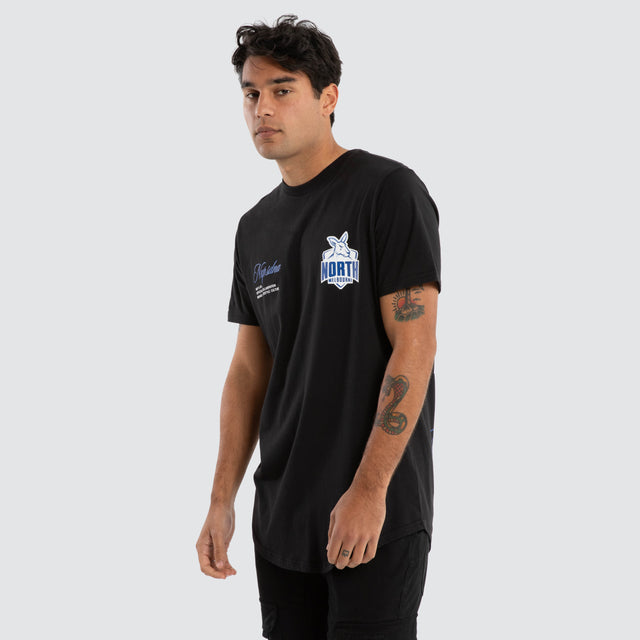 North Melbourne Kangaroos AFL Prime Tee Jet Black