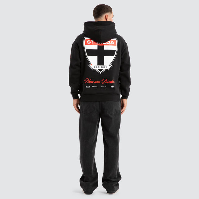 St Kilda Saints AFL Season Hoodie Jet Black