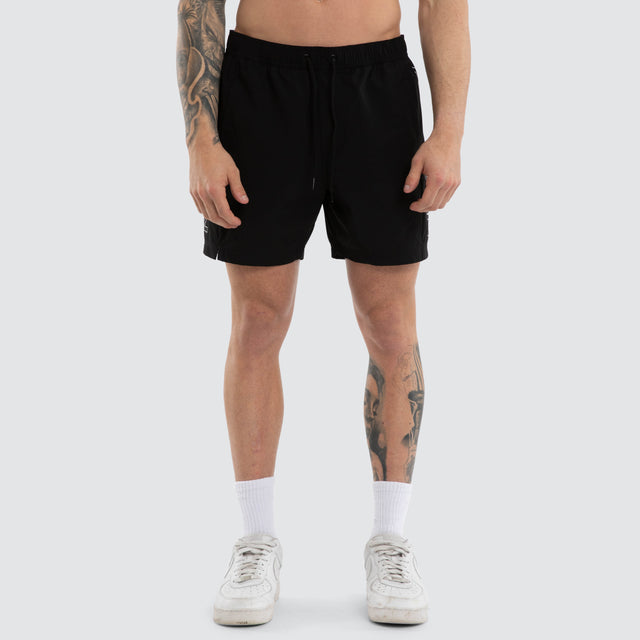 Grima Beach Short Jet Black