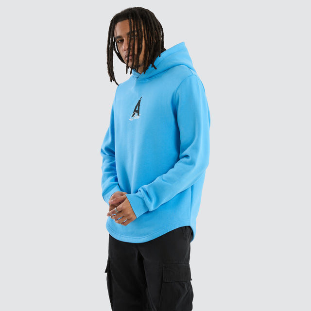 Dominance Dual Curved Hoodie Bonnie Blue