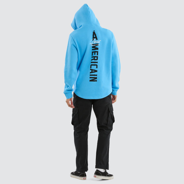 Dominance Dual Curved Hoodie Bonnie Blue