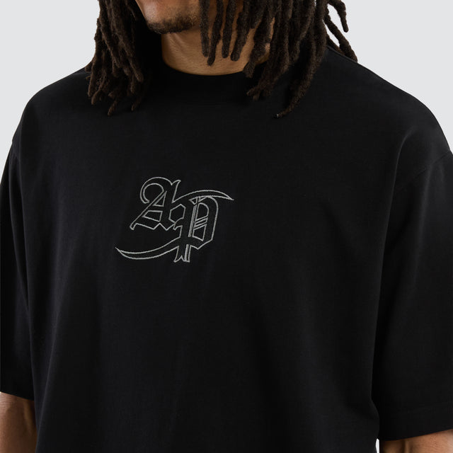 Southland Oversize Tee Jet Black