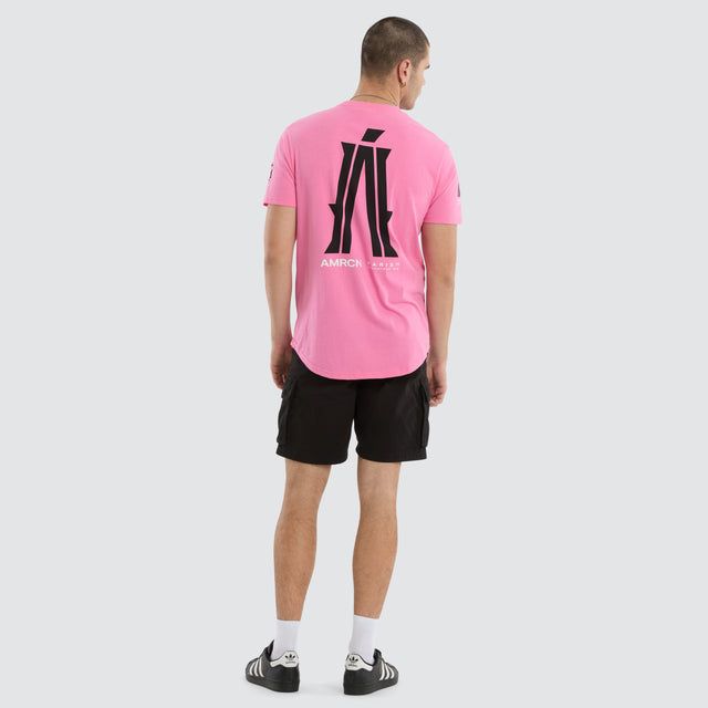 Pressure Dual Curved Tee Pink
